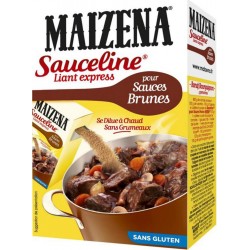 Maizena Sauceline Liant Express pour Sauces Brunes Sans Gluten 250g (lot de 4)