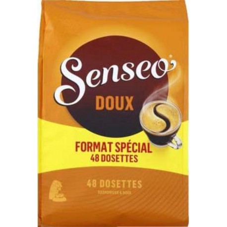 SENSEO Dosettes de café format spécial, harmonieux & doux x48