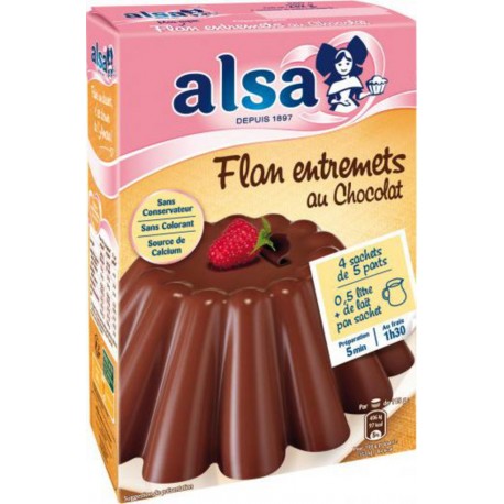 ALSA Préparation flan entremets au chocolat