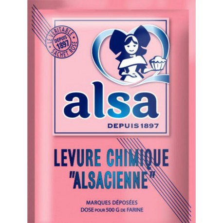 ALSA Levure chimique alsacienne x8 11g