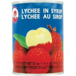 COQ Litchi Thaïlandais Au Sirop En Conserve - 6 boîtes