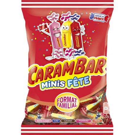 Carambar minis fête 326g (lot de 6)