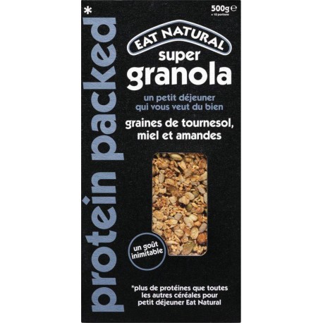 EAT NATURAL Biscuits Granola Tournesol Miel Amande 500g