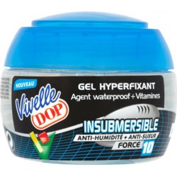 Vivelle DOP Gel Hyperfixant Agent Waterproof + Vitamines Force 10 Insubmersible 150ml (lot de 3)