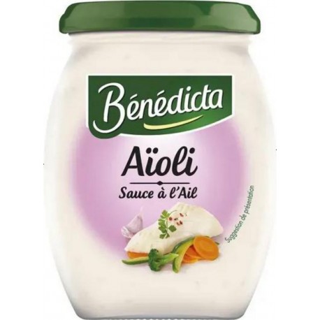 Bénédicta Aïoli Sauce à l’Ail 260g (lot de 6)