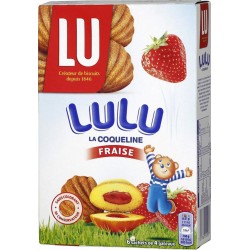 LU Lulu La Coqueline Fraise 165g (lot de 6)