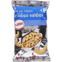 CARREFOUR NOIX de CAJOU Grillées Salées 300g