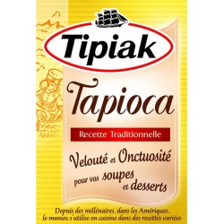 Tipiak Tapioca Recette Traditionnelle Velouté et Onctuosité pour Vos Soupes et Desserts 250g (lot de 4)