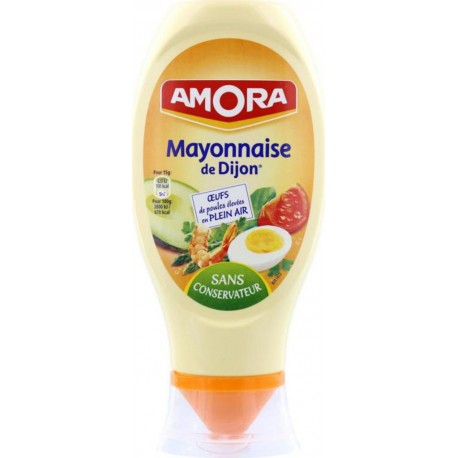 Amora Mayonnaise de Dijon Sans Conservateur 415g (lot de 5)