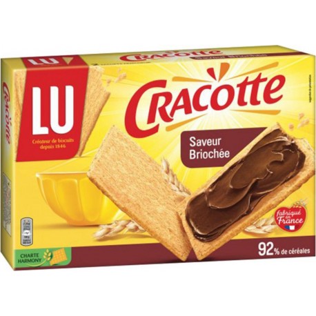 LU Cracotte Saveur Briochée 92% de Céréales 240g (lot de 6)