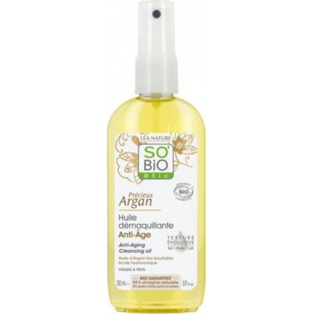 SO’BIO Huile Démaquillante Anti-âge 150ml