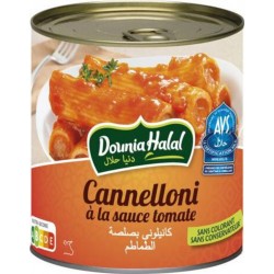 Dounia Halal Cannelloni Sauce Tomate 800g