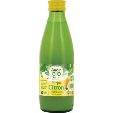 Jardin Bio Logique Jardin Bio Jus de citron Bio 25cl