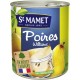 St Mamet Fruits au sirop Poires Williams 455g (lot de 3)