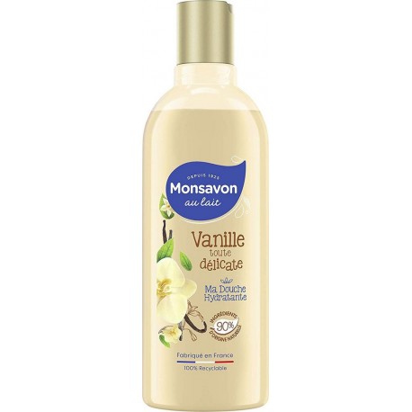 Monsavon Gel douche au lait vanille 300ml