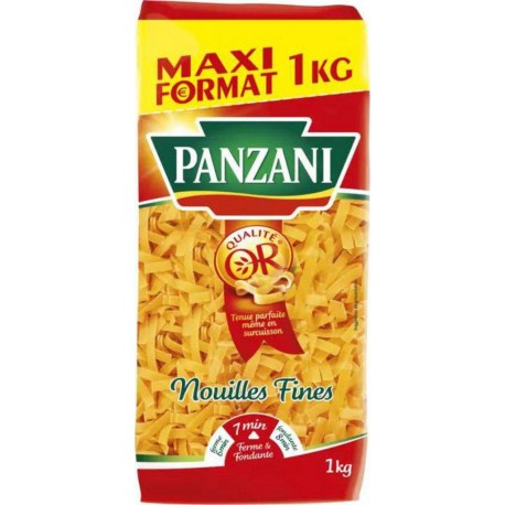 Panzani Nouilles Fines 1Kg (lot de 3)