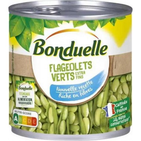 Bonduelle Flageolets Verts Extra Fins 265g (lot de 10)