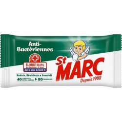 St Marc Antibactériennes 40 Lingettes