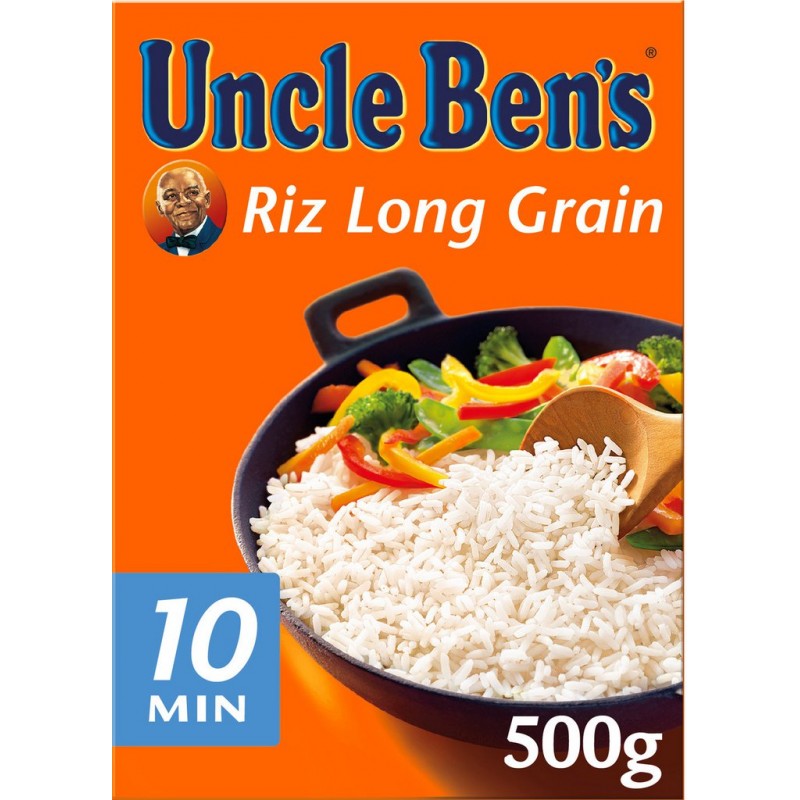 Uncle Ben's Riz long grain 10mn 500g (lot de 2) 