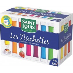 Saint Louis Les Bûchettes Sucre Blanc en Poudre 500g (lot de 3)