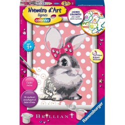 Ravensburger Numéro d'art - petit - Lapin en peluche