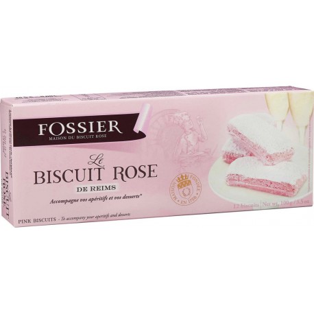 Fossier Le Biscuit Rose de Reims x12 100g (lot de 3)