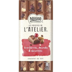 NESTLE L’Atelier Cranberries Amandes Noisettes 195g