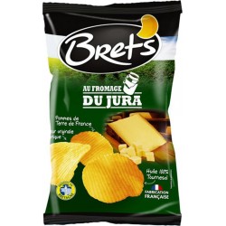 Bret’s Chips au Fromage du Jura Pommes de Terre de France 125g (lot de 6)