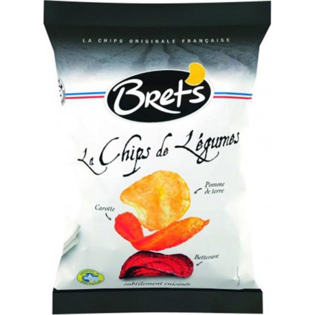 Bret's La Chips de Légumes Pommes de Terre Carotte Betterave 100g