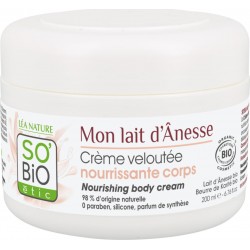 SO'BIO Crème corps velouté nourr.bio mon lait d'ânesse 200ml