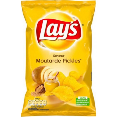 Lay's Chips Saveur Moutarde Pickles 130g