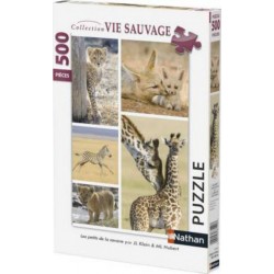 Nathan Puzzle Les petits de la savane