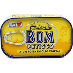 Bom Petisco Thon à l’Huile Végetale 120g (carton de 25)