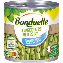 BONDUELLE FLAGEOLETS VERTS EXTRA FINS 400g (lot de 10)