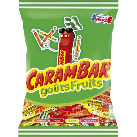 Carambar Bonbons Fruits 320g (lot de 2)