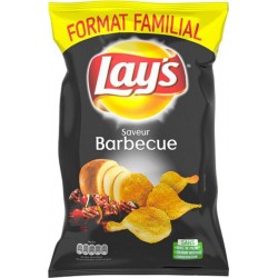 Lay's Lay’s Chips Saveur Barbecue Format Familial 240g (lot de 6)