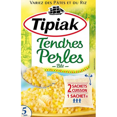 Tipiak Tendres Perles Blé par 2 Sachets 350g (lot de 4)