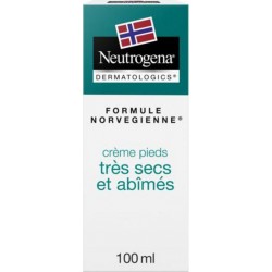 Neutrogena Formule Norvégienne Hydratation 24h Crème Pieds Très Secs et Abîmés 50g 100ml