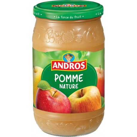 Andros Compote Pomme Nature 750g (lot de 5)