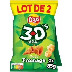 Lay's 3D’s Buggles Fromage 2x85g 170g