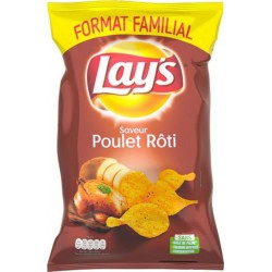 Lay's Lay’s Chips Saveur Poulet Rôti Format Familial 240g (lot de 6)