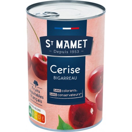 St Mamet Fruits Cerise Bigarreau 240g (lot de 3)