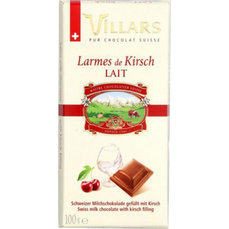 VILLARS TAB. LAIT KIRSCH 100GR