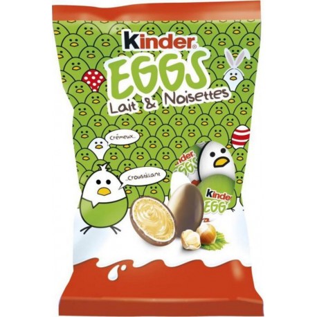 Kinder Petits Oeufs Noisettes 120g (lot de 2)