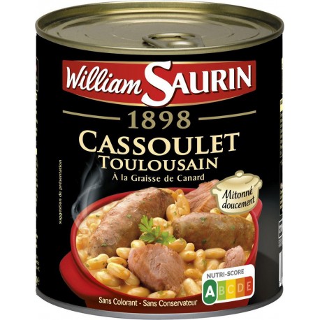 William Saurin Cassoulet Toulousain 420g (lot de 3)