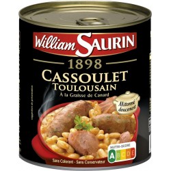 William Saurin Cassoulet Toulousain 420g (lot de 6)