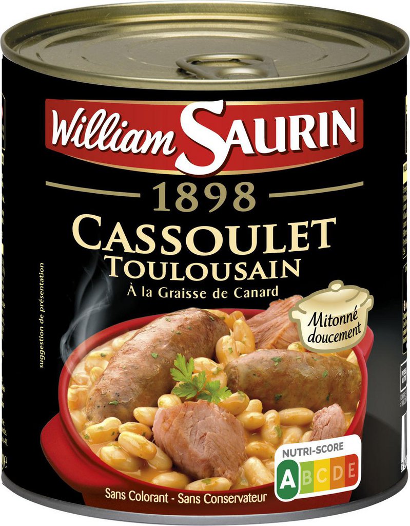Le Cassoulet Mitonné - William Saurin - 420 g