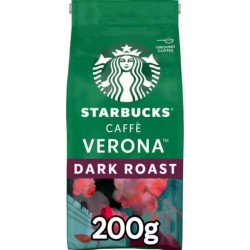 STARBUCKS Café moulu Dark Caffe Verona 200g