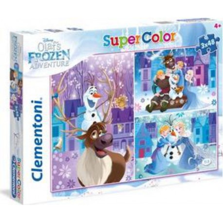 Clementoni Puzzle Olaf 3x48 pièces