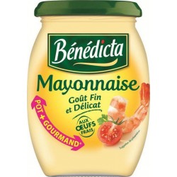 Bénédicta Mayonnaise Goût Fin et Délicat aux Oeufs Frais 510g (lot de 6)